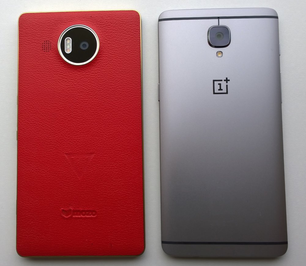 Lumia 950 XL and OnePlus 3