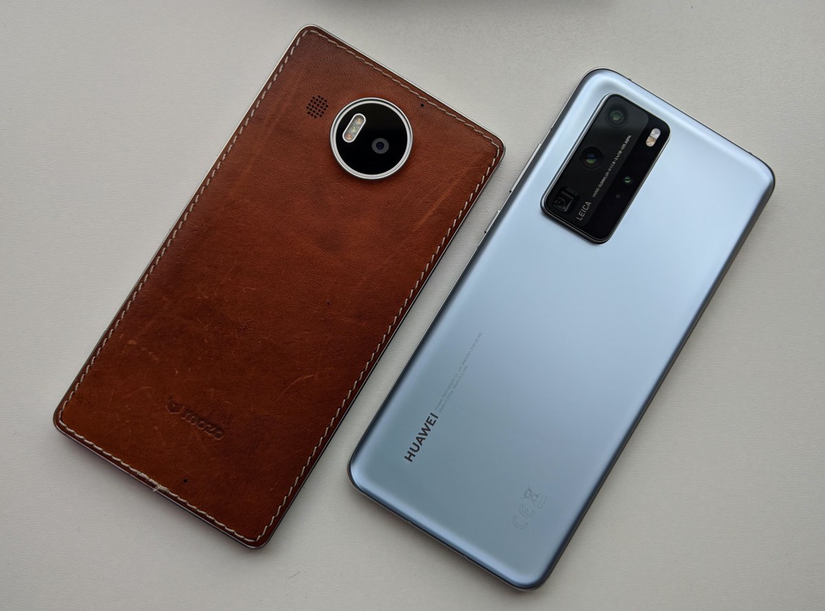 Lumia 950 XL and Huawei P40 Pro