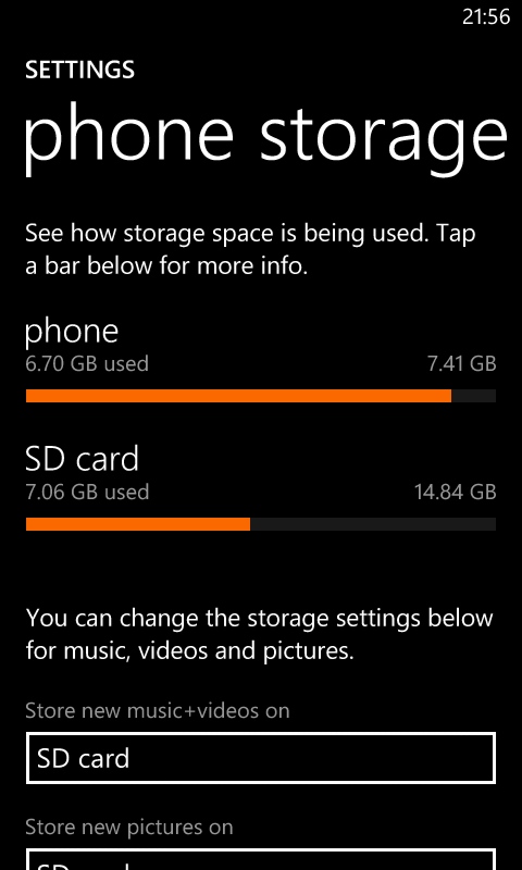 Phone Storage