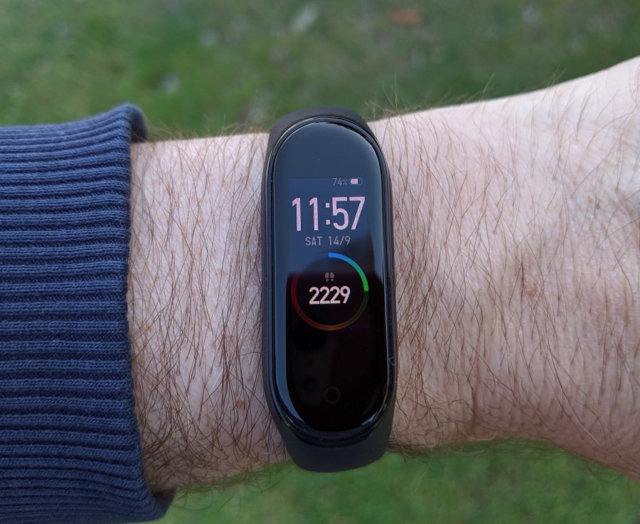 Mi band 4 store for running