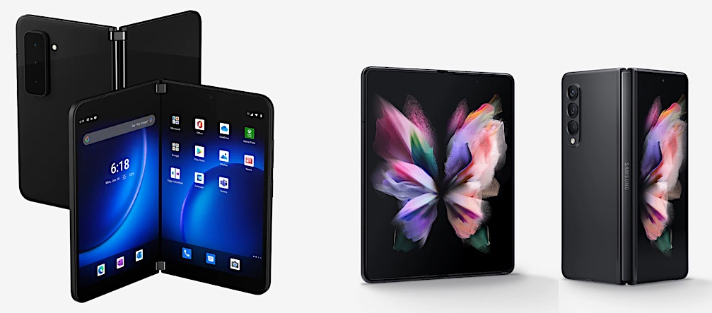 Surface Duo 2 and Galaxy Z Fold 3