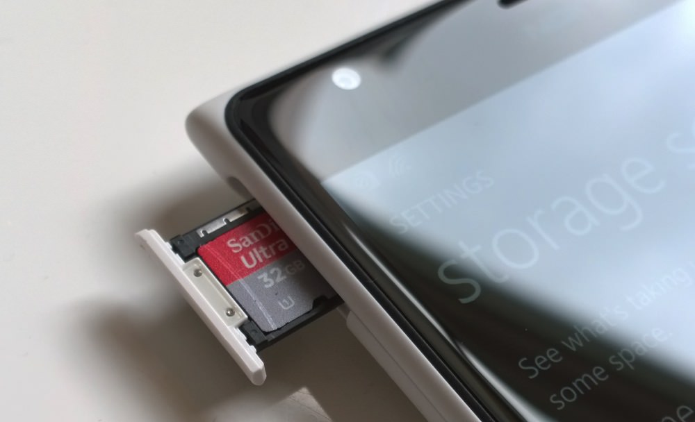 microSD expansion in Windows Phones