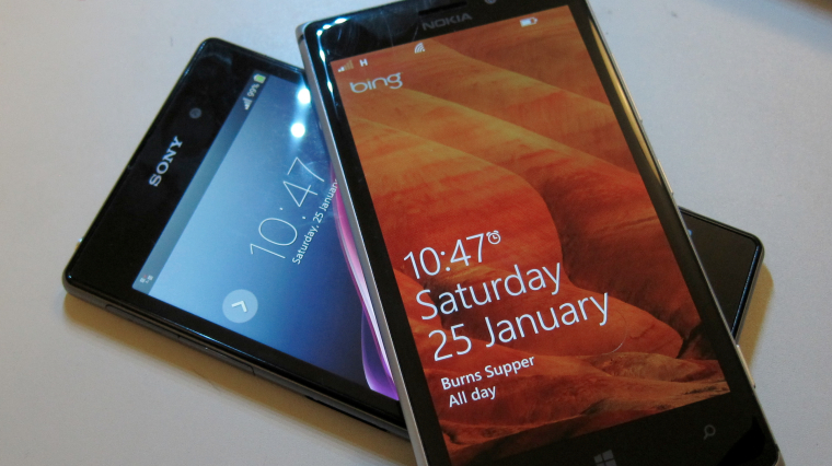 Sony Xperia Z1 and Nokia Lumia 925