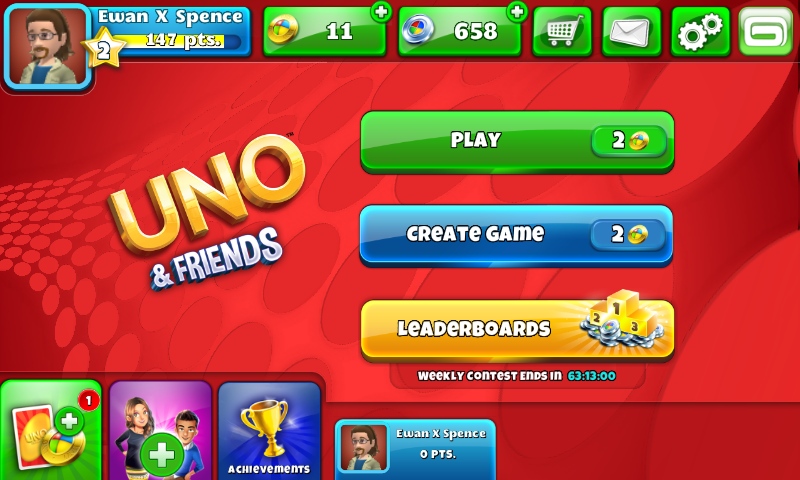 UNO: Online Gameplay (Xbox 360 Live Arcade) 