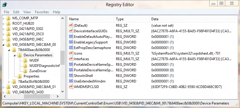 WP7 USB storage hack