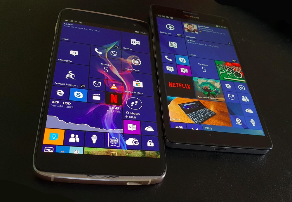 Refreshed Windows 10 Mobile phones!