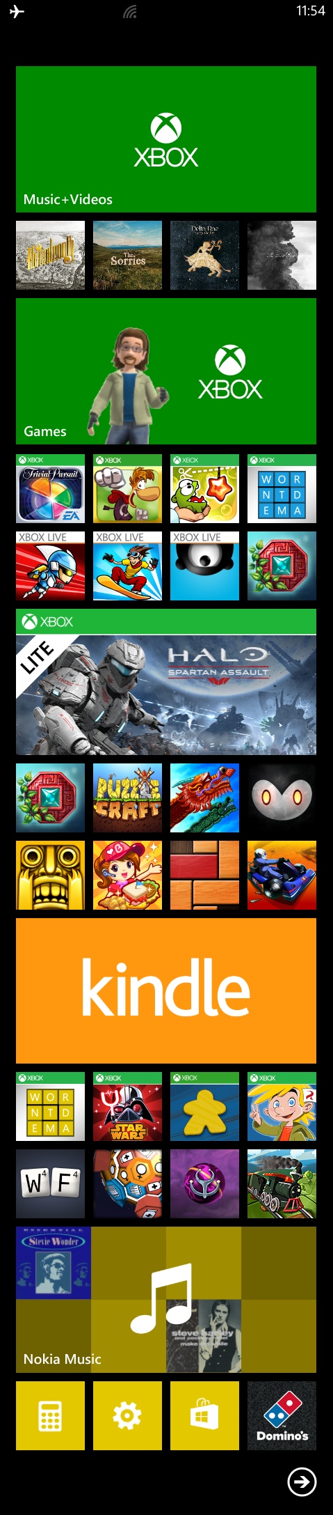 Xbox Portable Live Tiles