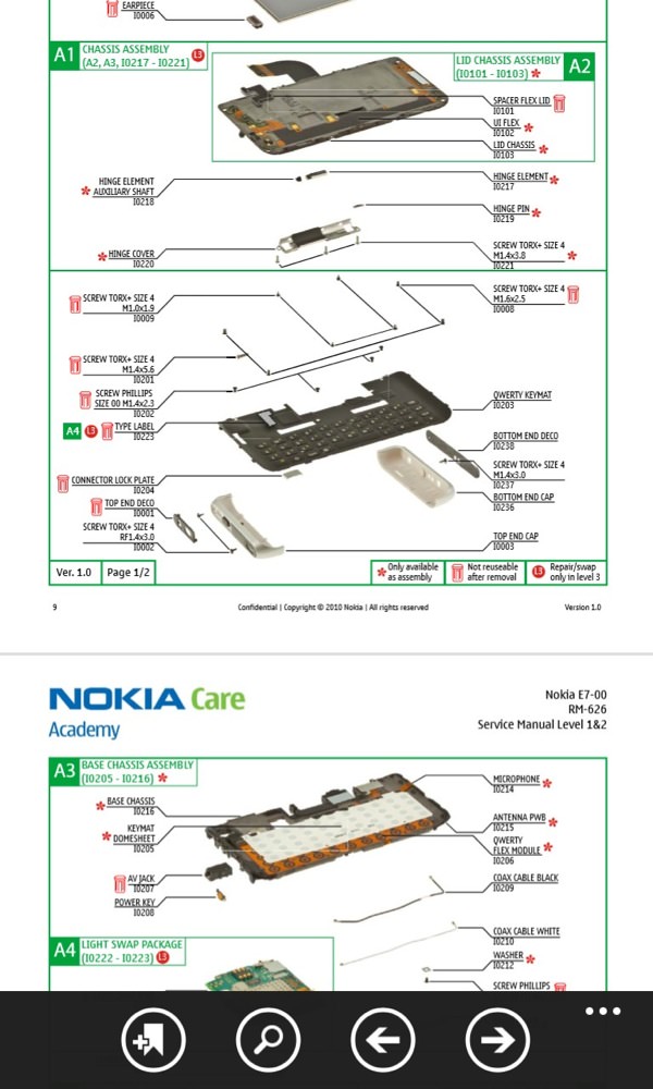 Screenshot, PDF reader round-up, Windows Phone