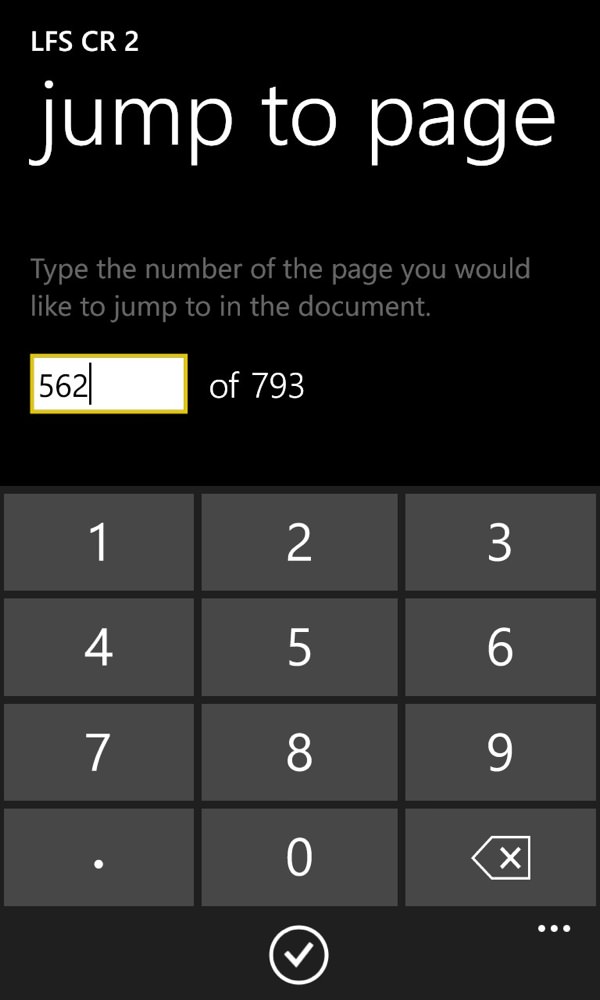 Screenshot, PDF reader round-up, Windows Phone