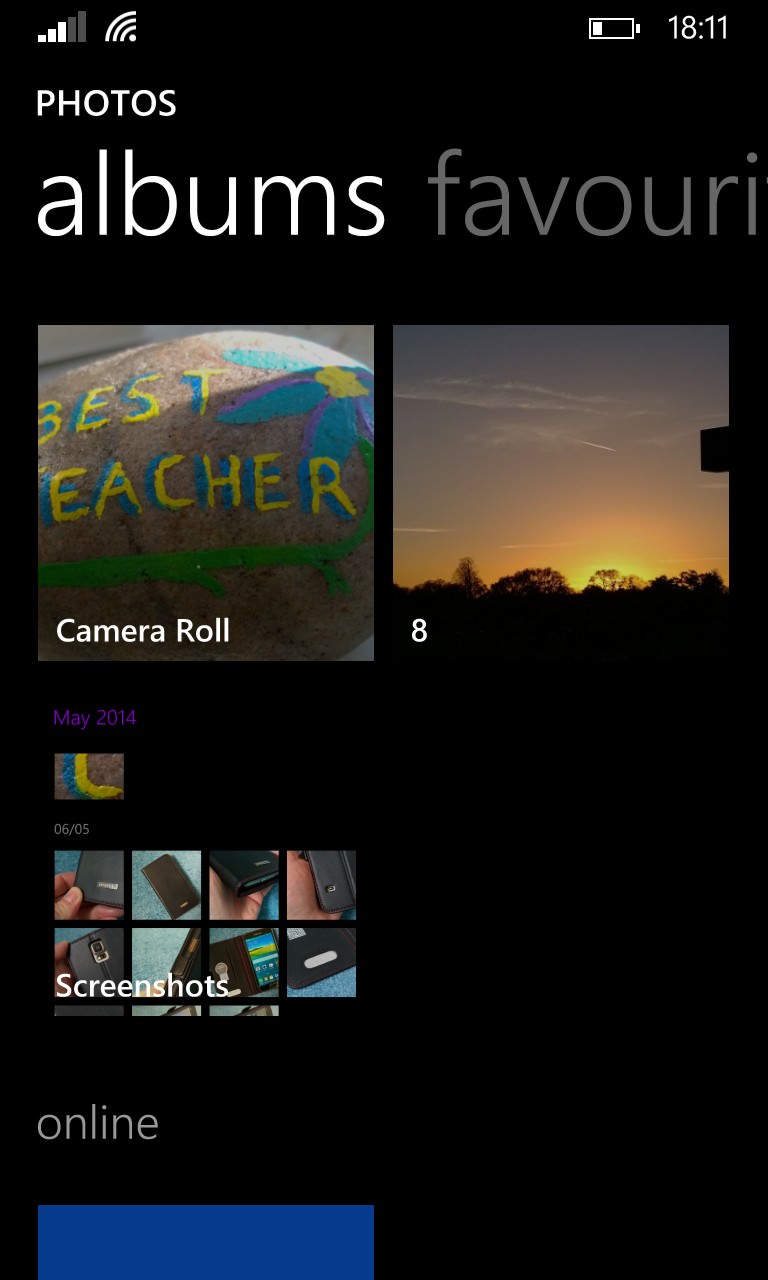 Screenshot, Photos tutorial