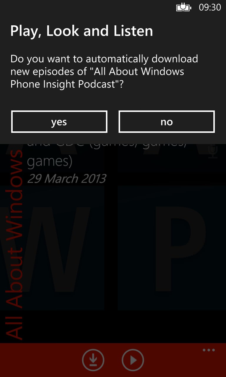 Screenshot, Podcatcher round-up