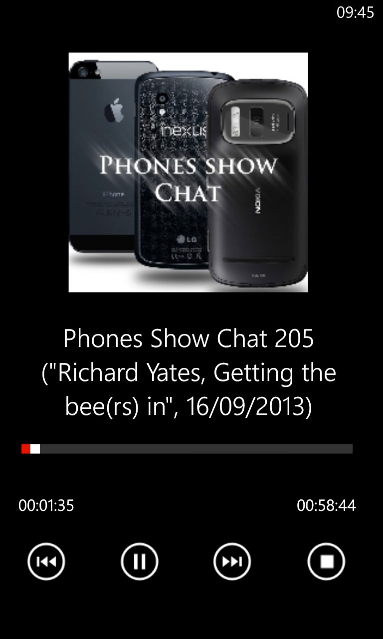 Screenshot, Podcatcher round-up