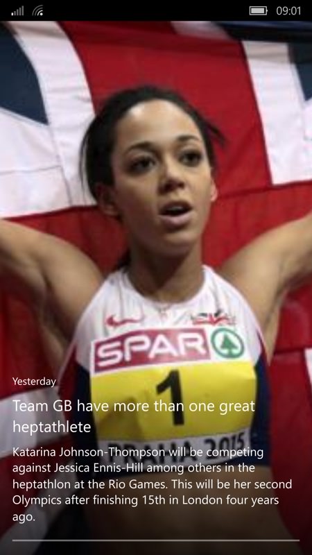 Screenshot, Rio Olympics