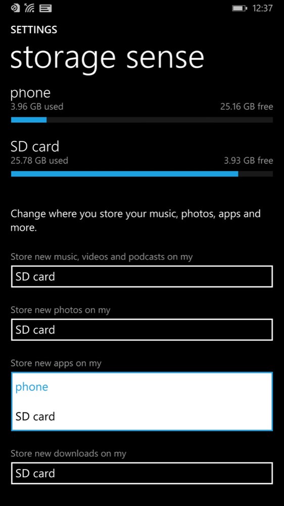 Screenshot, SD card feature