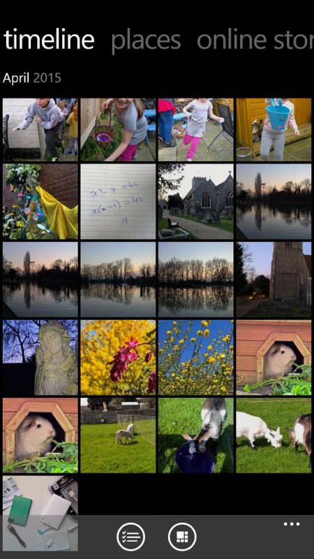 Screenshot, Lumia Storyteller