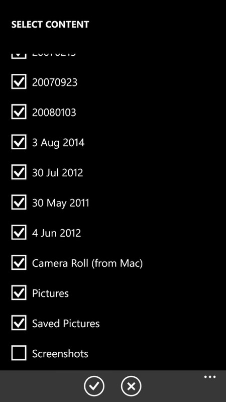 Screenshot, Lumia Storyteller