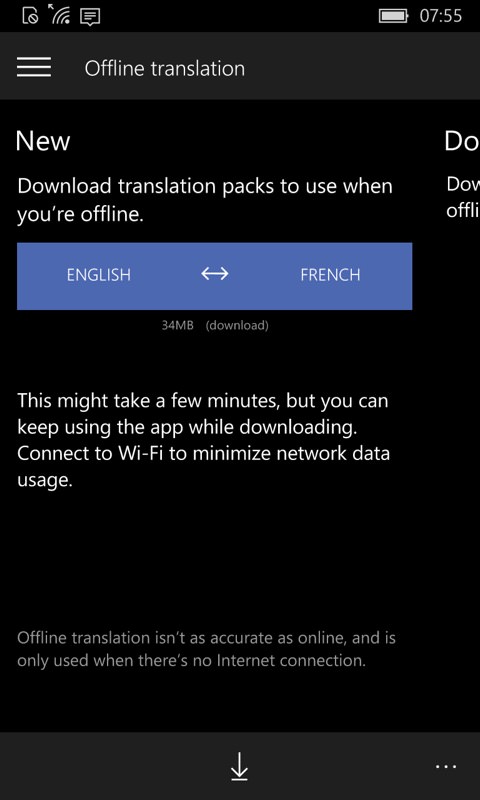 Translator screenshot