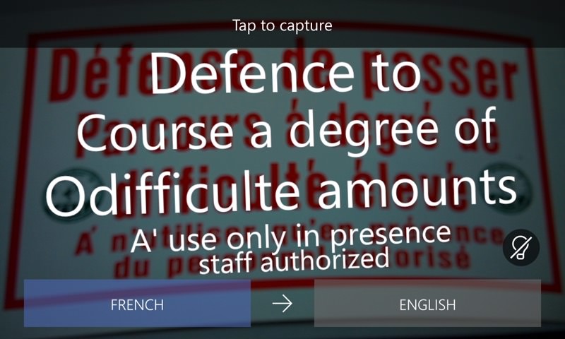 Translator screenshot