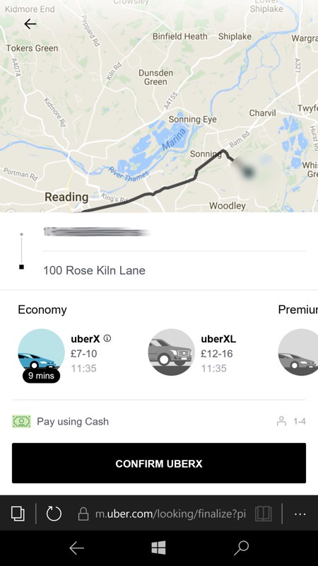 Screenshot, Uber