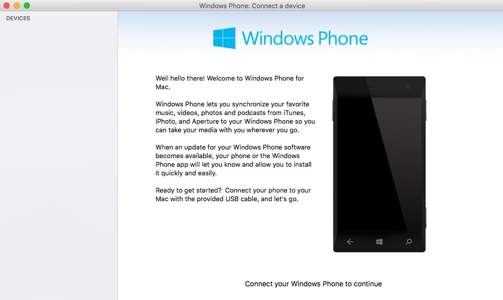 windows phone app for desktop mac