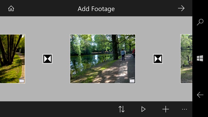 Screenshot, video editing feature