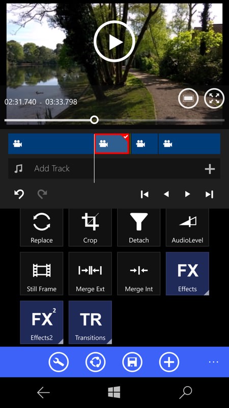 Screenshot, video editing feature