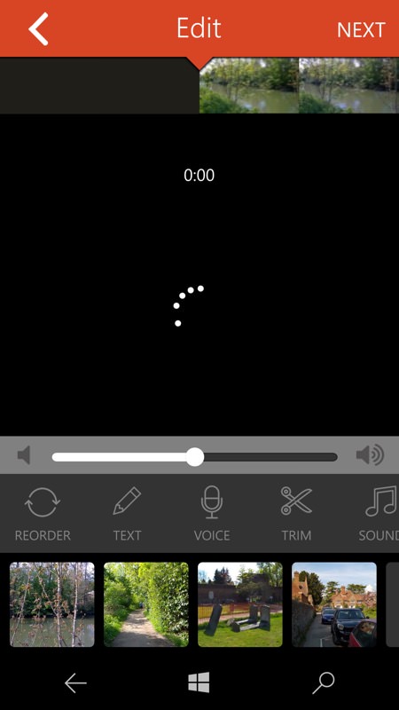 Screenshot, video editing feature