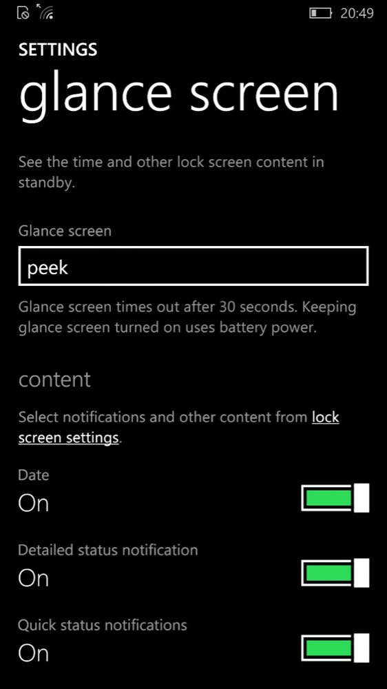 Screenshot, Windows 10 Mobile