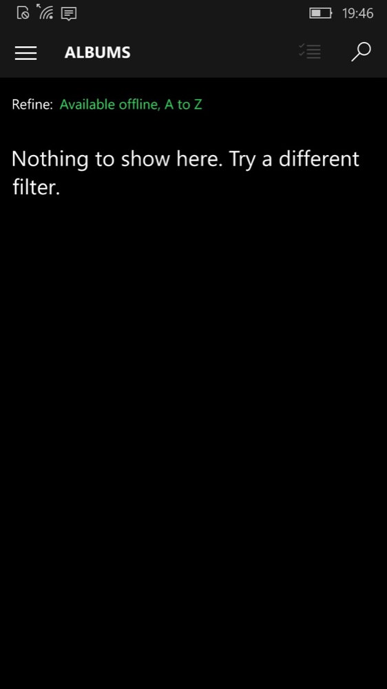 Screenshot, Windows 10 Mobile