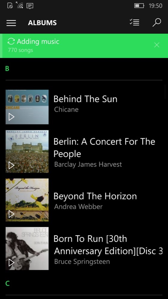 Screenshot, Windows 10 Mobile