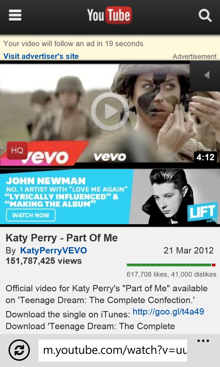 Screenshot, YouTube feature