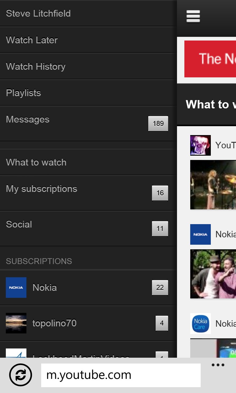 Screenshot, YouTube feature