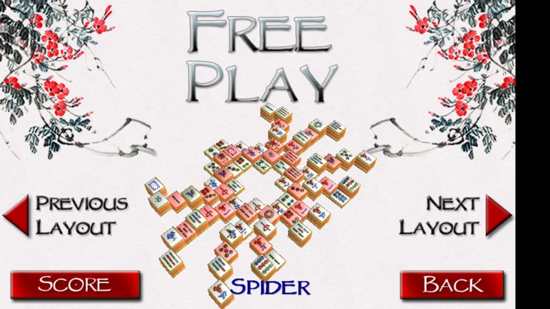 Screenshot, 3D Mahjong Solitaire free