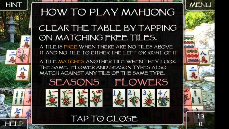 Screenshot, 3D Mahjong Solitaire free