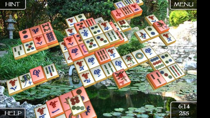 Screenshot, 3D Mahjong Solitaire free