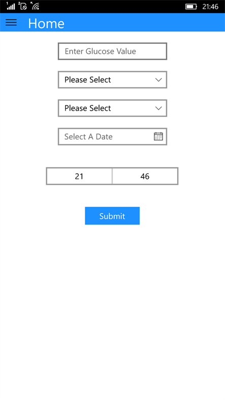 Screenshot, Diabetes Analyzer