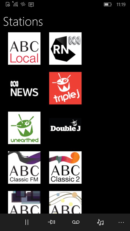 ABC Radio screenshot