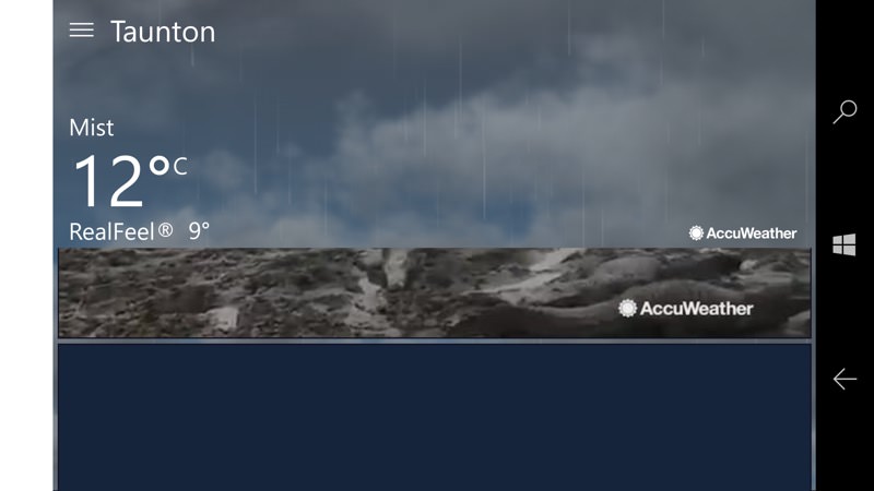 Screenshot, AccuWeather