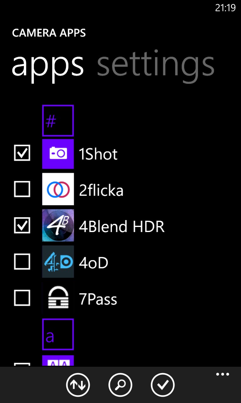 Screenshot, App Folder