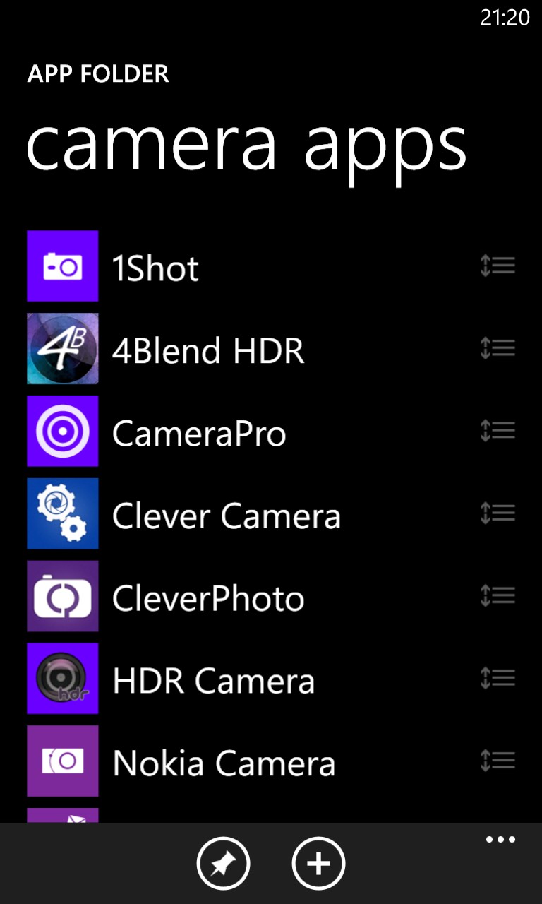 Screenshot, App Folder