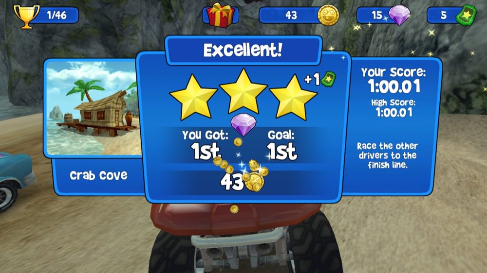 Screenshot, Beach Buggy Racing