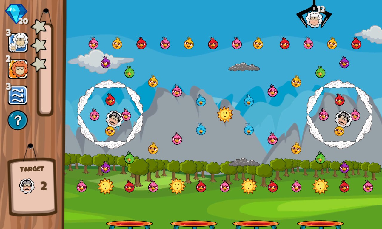 Screenshot, Bouncing Sheep