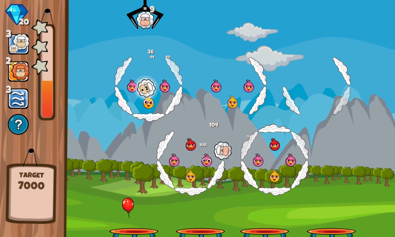 Screenshot, Bouncing Sheep