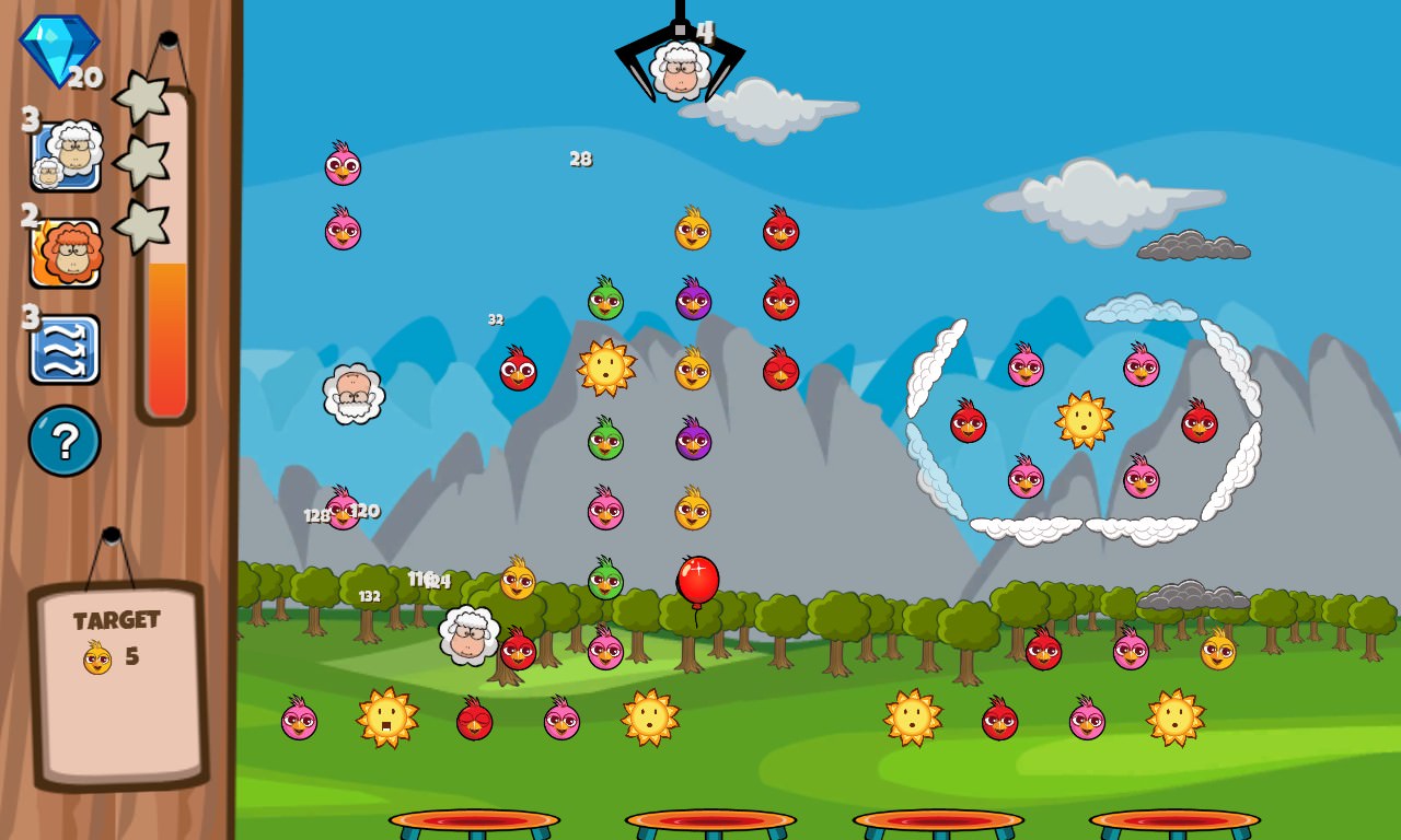 Screenshot, Bouncing Sheep