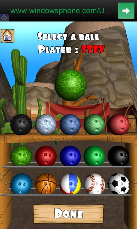 Screenshot, Bowling Western