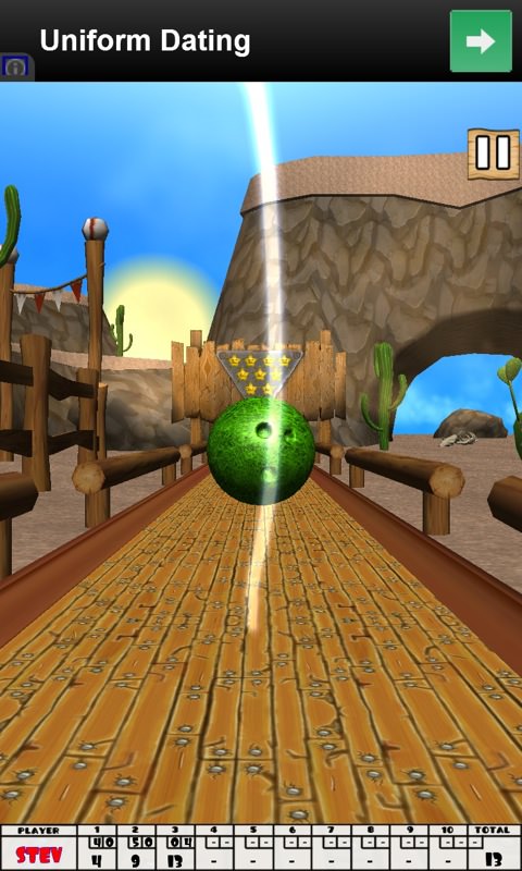 Screenshot, Bowling Western