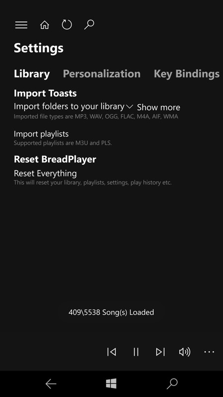 Screenshot, Bread Player