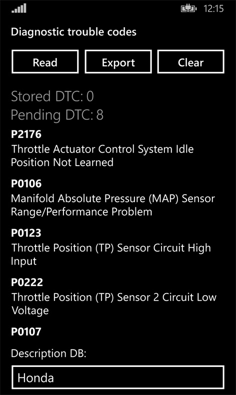 Screenshot, Car Scanner Pro