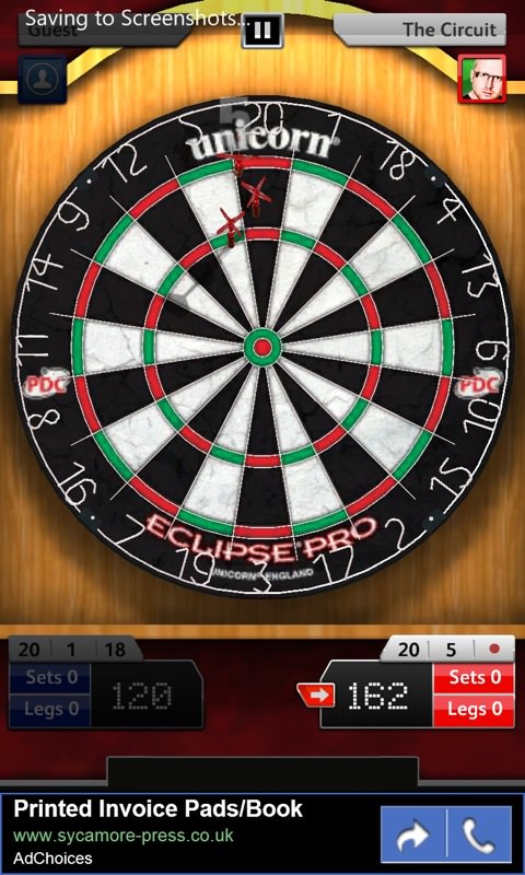 Screenshot, DartsMatch