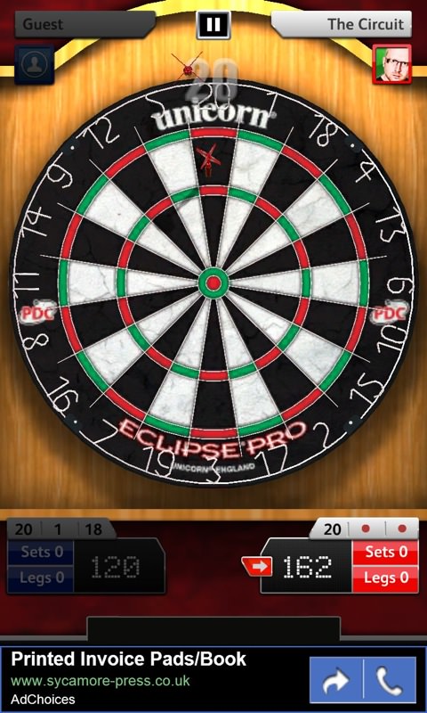 Screenshot, DartsMatch